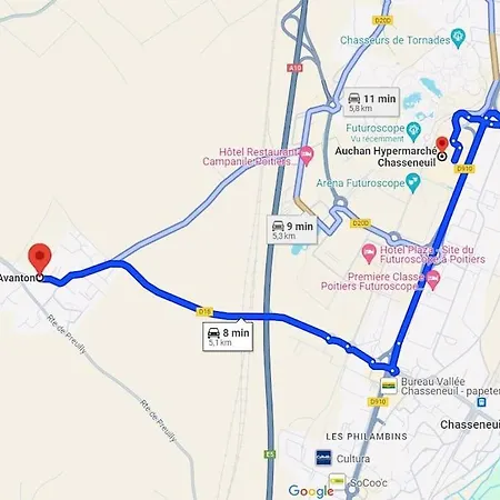 Maisons Martigny A - Proche Futuroscope Et Aquascope * Chasseneuil-du-Poitou